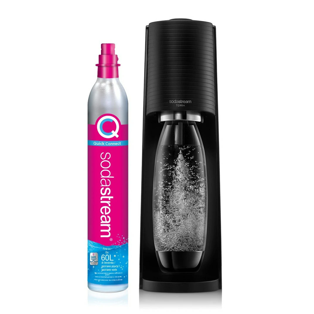 Carbonateur noir Sodastream Terra
