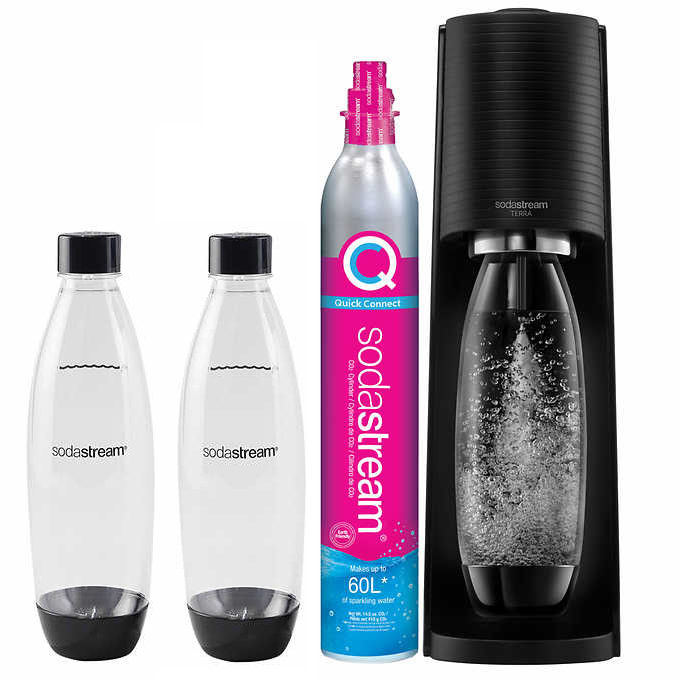 Carbonateur d'eau SodaStream TERRA Mega Pack - Noir