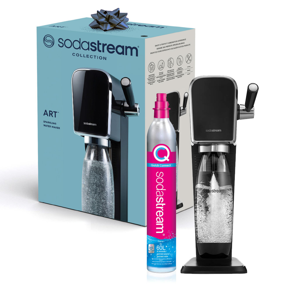 Carbonateur noir Sodastream Art avec bouteille