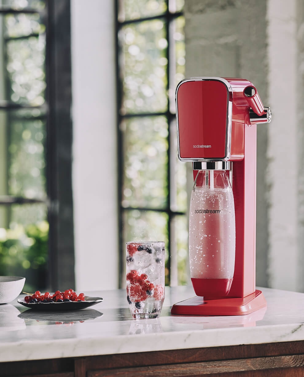 Carbonateur Sodastream Art Mandarin avec bouteille Sodastream et recharge