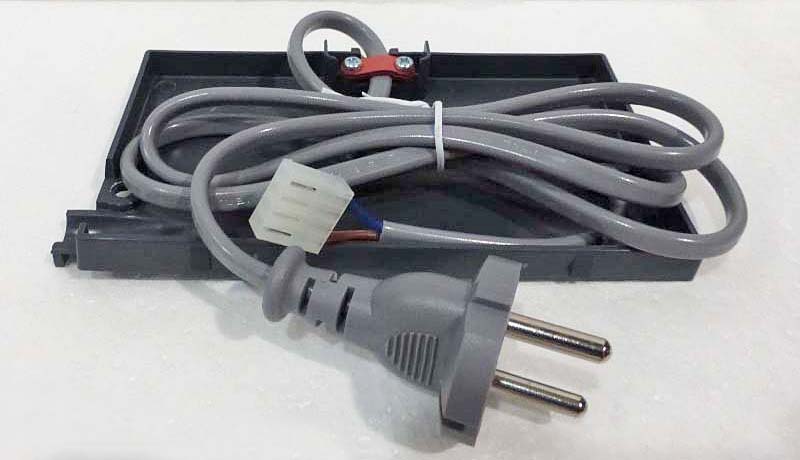 FERMETURE AVEC CÂBLE D'ALIMENTATION - GRIS - PRISE EURO