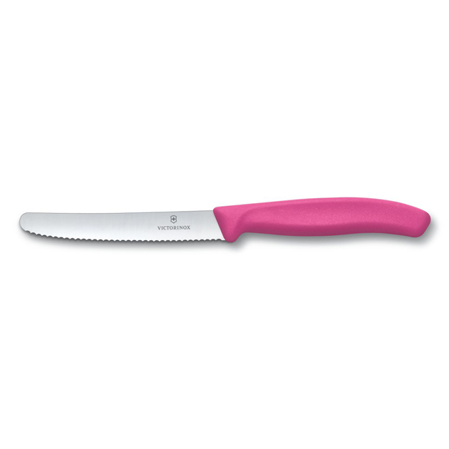 Couteau de table en carton ondulé rose - Victorinox Swissclassic