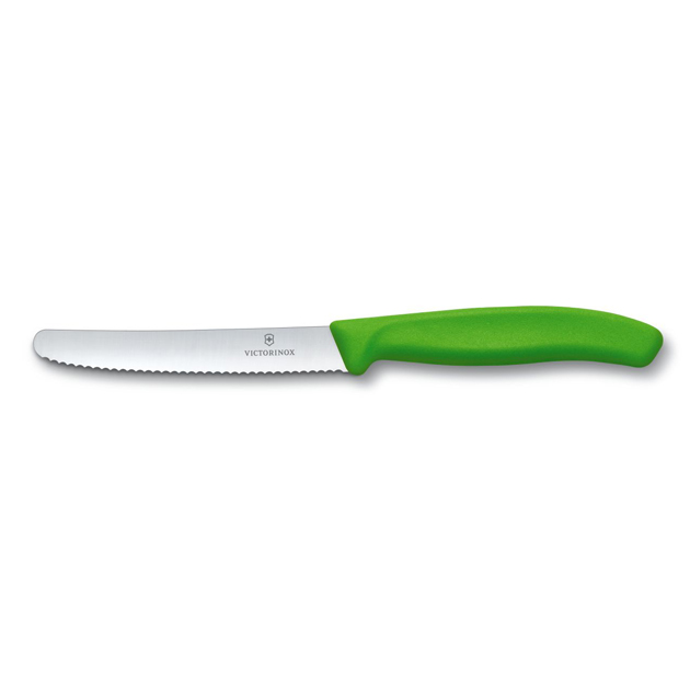 Couteau de table en carton ondulé vert - Victorinox Swissclassic