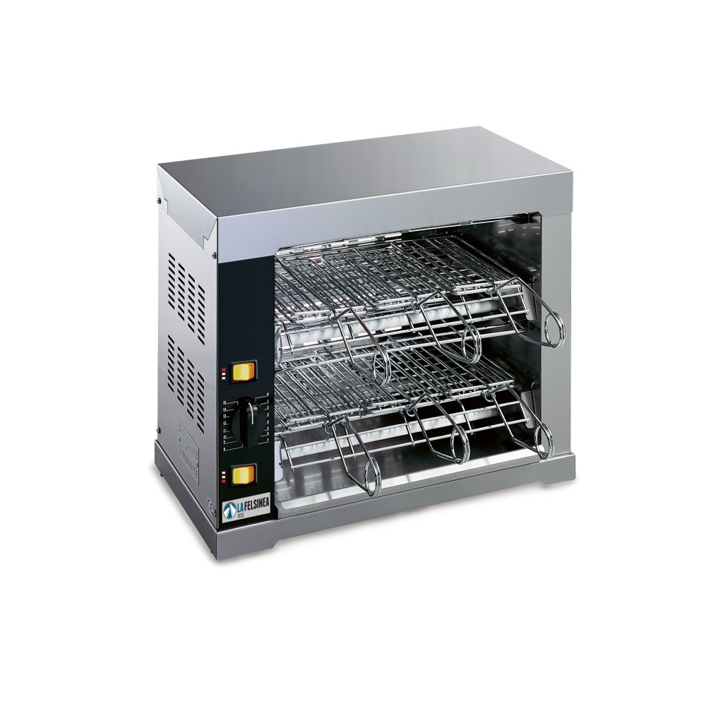 Grille-pain à sandwich professionnel à 6 pinces