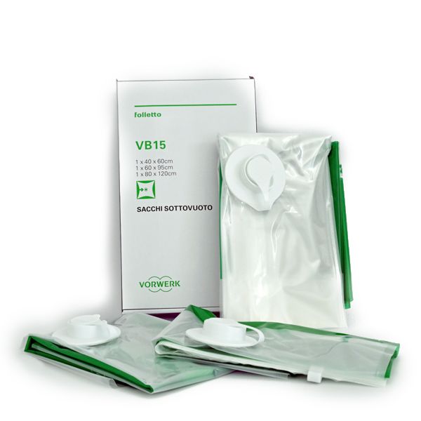 Sacs sous vide Folletto 3 pièces