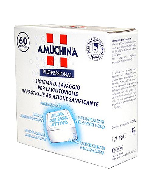 Lot de 60 pastilles pour lave-vaisselle.