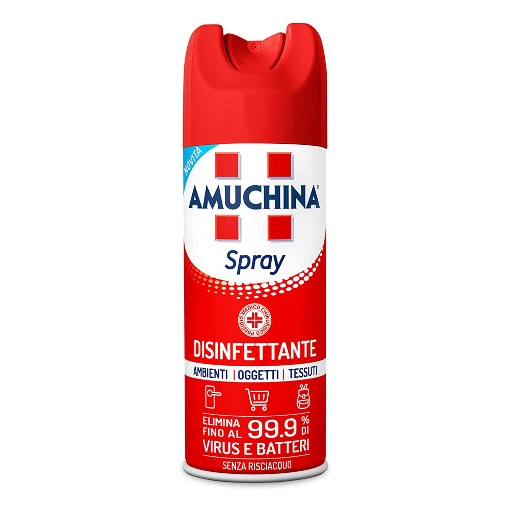 Environnement désinfectant en spray Amuchina pour objets tissés 400 ml