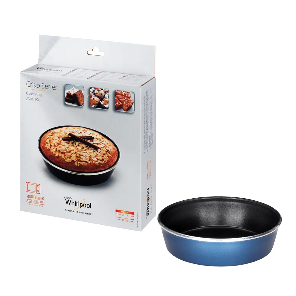 Moule à gâteau Crisp pour micro-ondes Whirlpool AVM190
