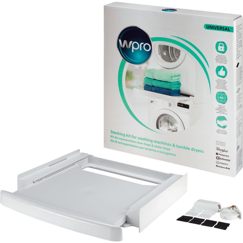 Kit d'empilage universel Whirlpool pour laveuse et sécheuse