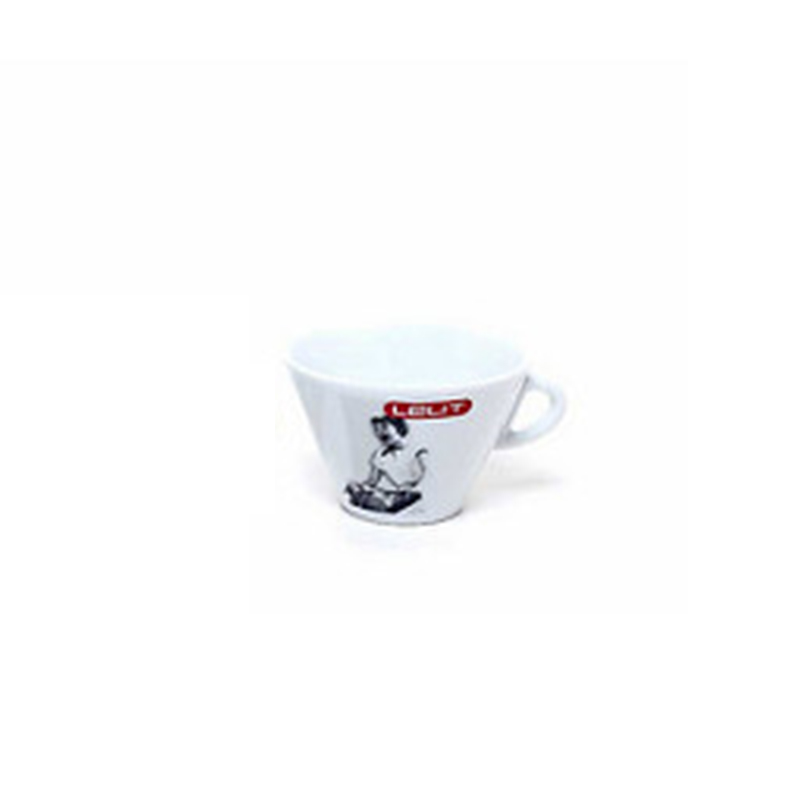 PL303 Lelit - lot de 6 tasses et soucoupes à latte en porcelaine - 270 cl