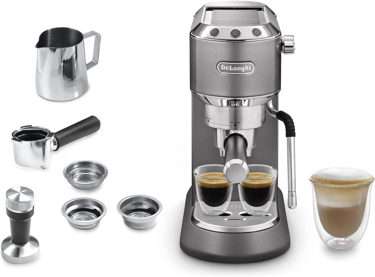 Cafetière manuelle De Longhi Dedica Arte EC885.GY