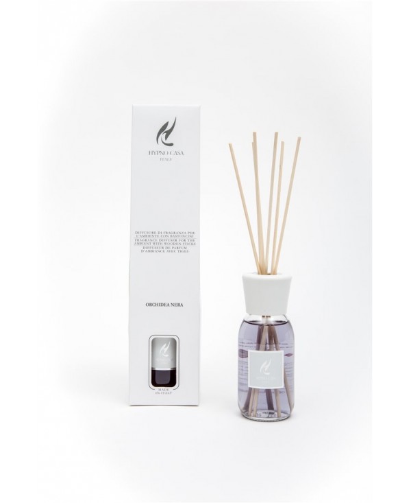 Diffuseur d'ambiance avec bâtonnets 100 ml. Orchidée noire