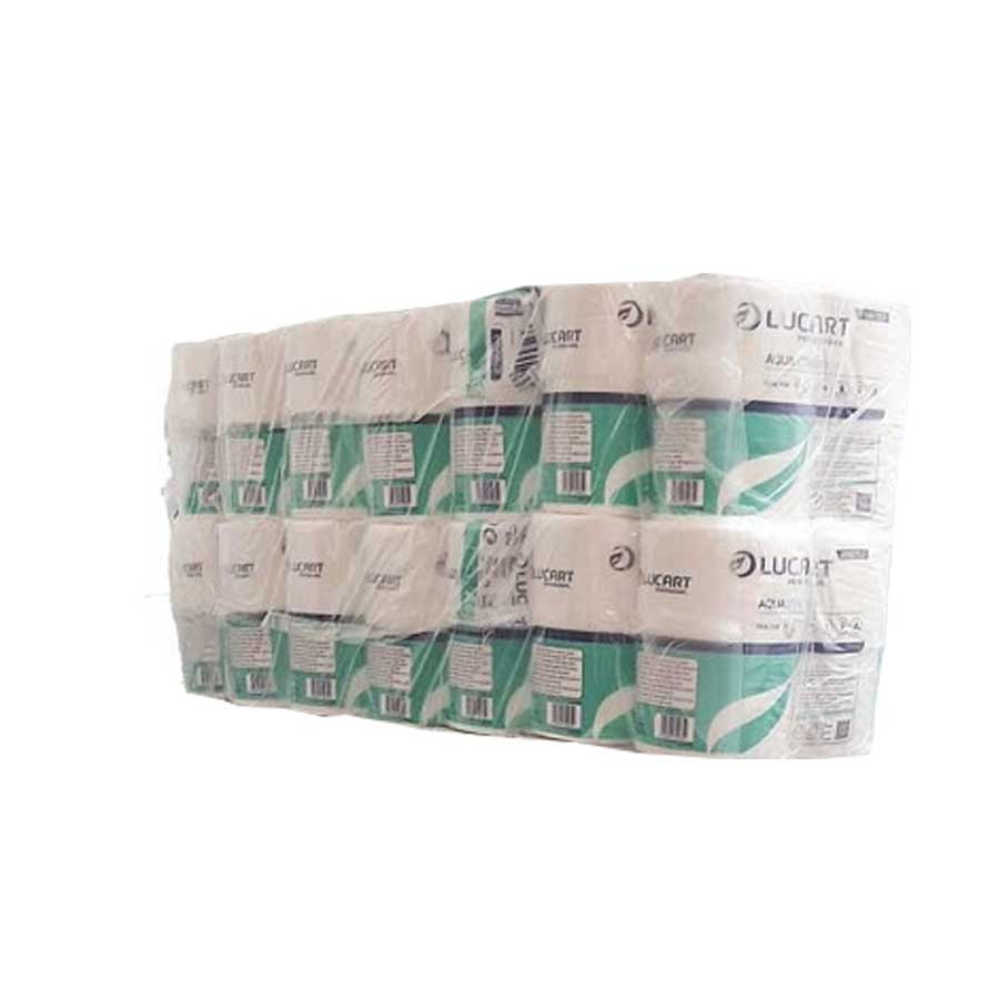 Paquet de 14 paquets de papier toilette hydrosoluble Aquastream à 4 rouleaux Maxi