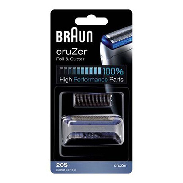 Tête de rasoir Braun Combi Pack Cruzer (série 2000) argentée