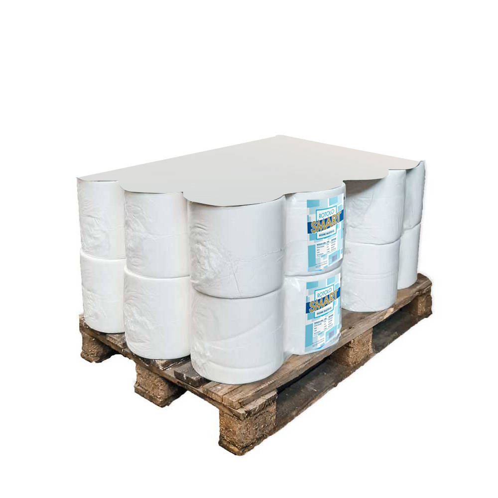 Emballage : 12 paquets de 2 rouleaux de papier pure cellulose Smart 800 déchirures