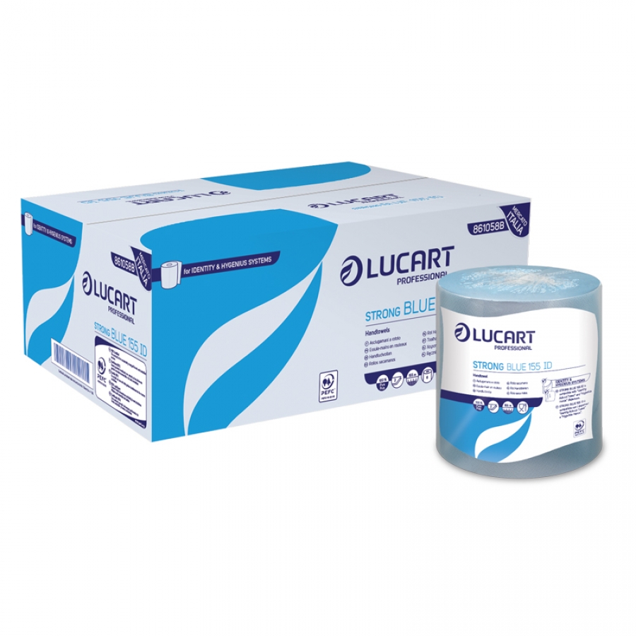 Serviettes à 2 épaisseurs Strong Blue 155 ID