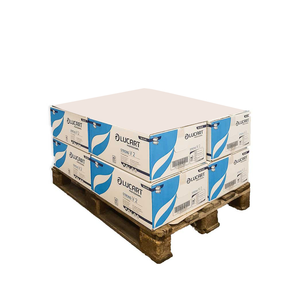 Emballage : 8 boîtes de 20 paquets de serviettes en papier robustes pliées en V