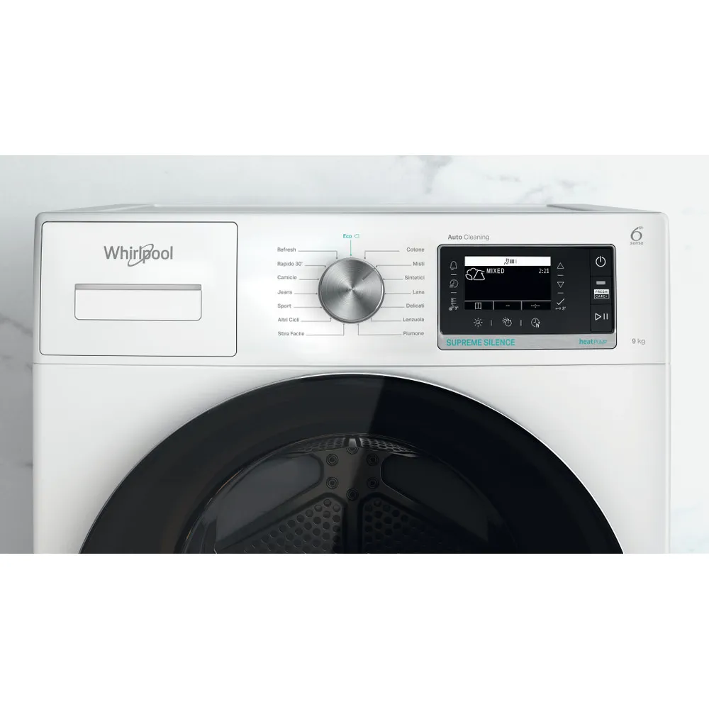 Sécheur à pompe à chaleur Whirlpool W7X D95WR IT 9 kg