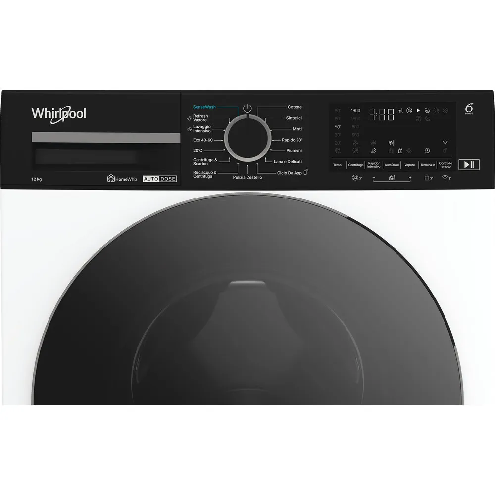 Machine à laver Whirlpool 12 kg avec WiFi WPM 27W ADS IT