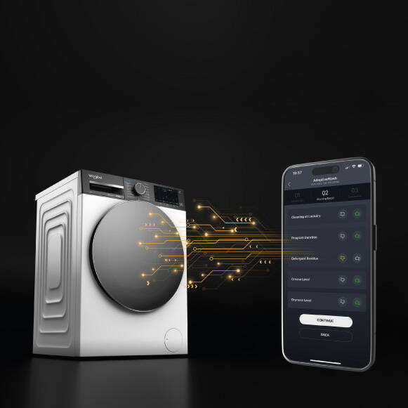 Machine à laver Whirlpool 12 kg avec WiFi WPM 27W ADS IT