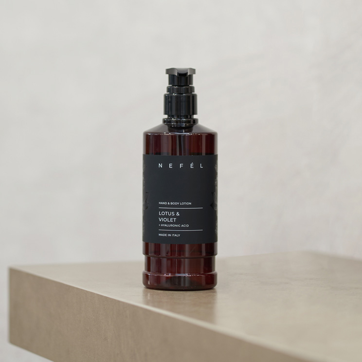 Crème pour le corps et les mains Lotus and Violet 480 ml - Nefel