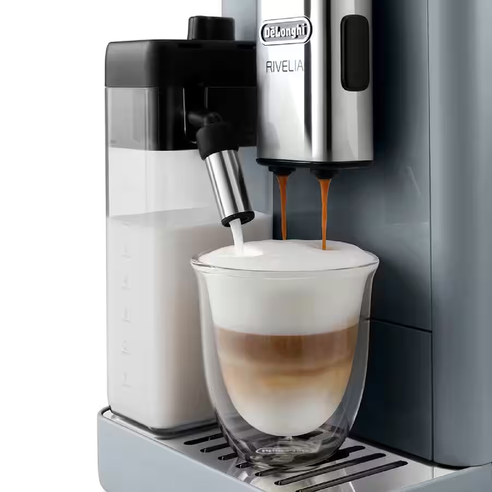 Pot mousseur à lait chaud DLSC031 Latte Creme pour machine à café Rivelia De Longhi