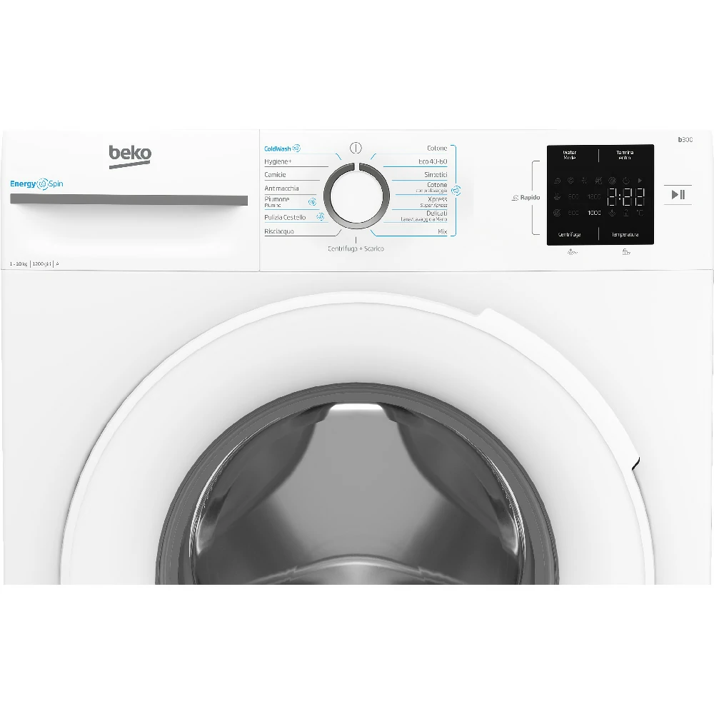 Onduleur à vapeur Beko ENERGYSPIN 1200 tr/min 10 kg machine à laver BMWU31021W