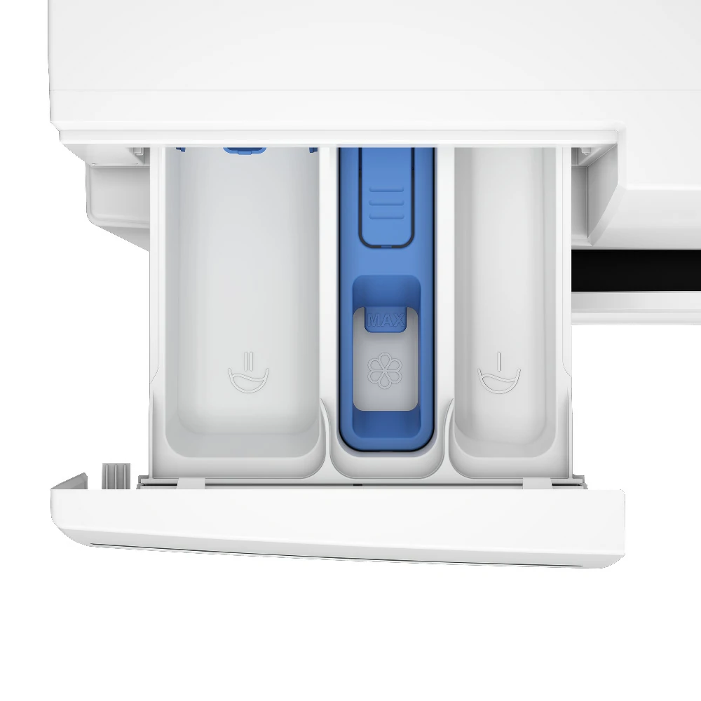 ONDULEUR À VAPEUR BEKOEnergy, 1200 tr/min, machine à laver, 8 kg, 8 kg, BMWU3821W