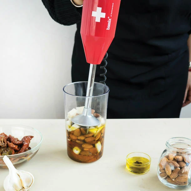 Mélangeur à immersion Bamix Mono M160 rouge