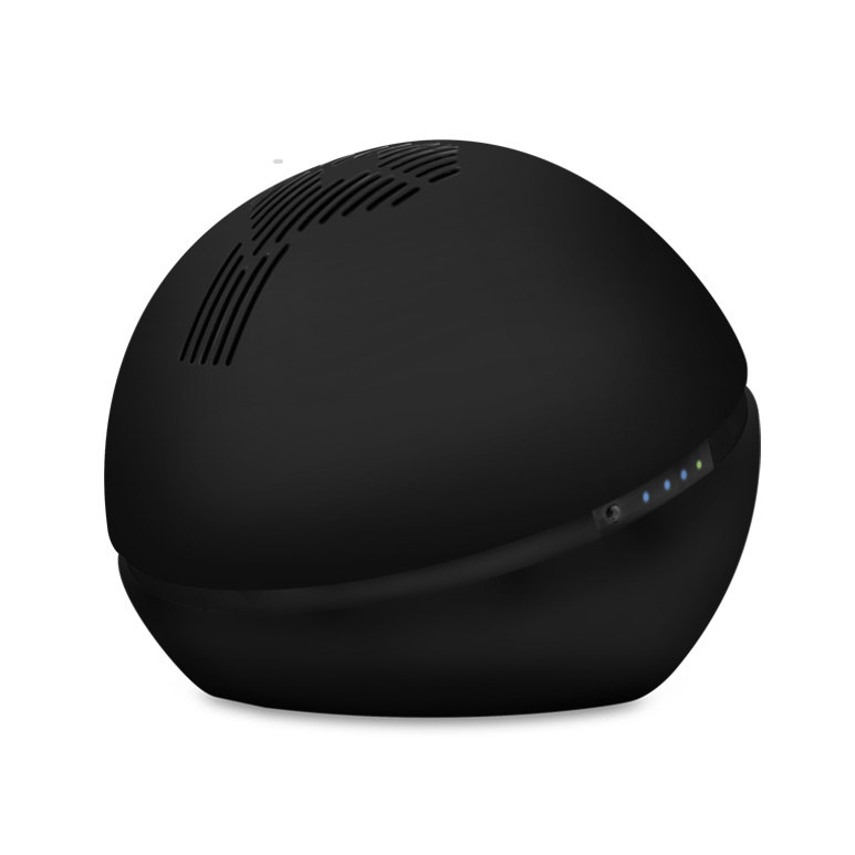 Purificateur d'air noir Bioxigen Globo
