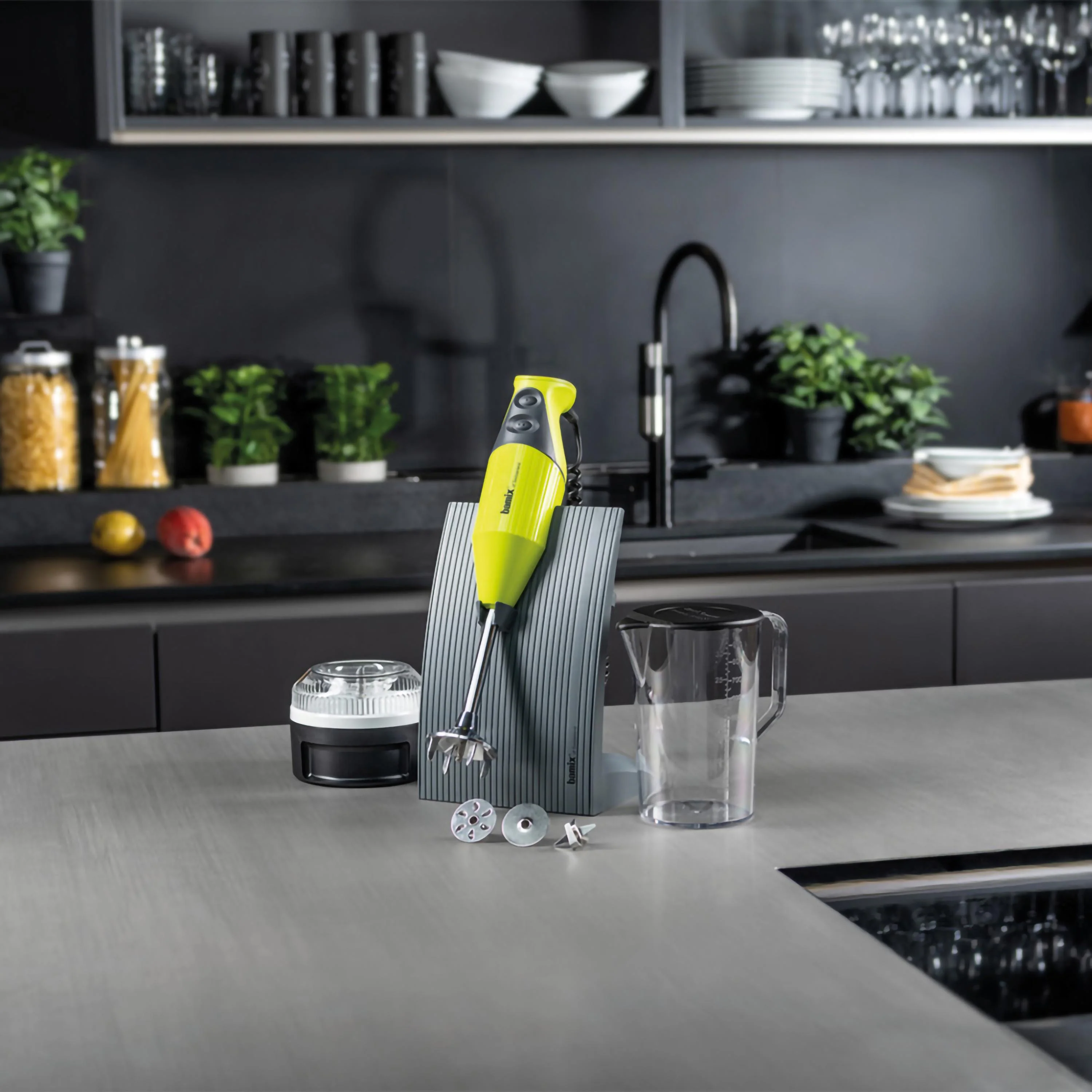 Mélangeur à immersion Bamix SwissLine Lime