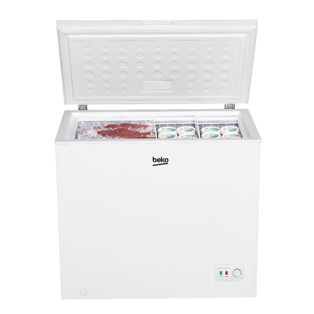 Congélateur coffre Beko 198 LT AND WHITE CF200EWN