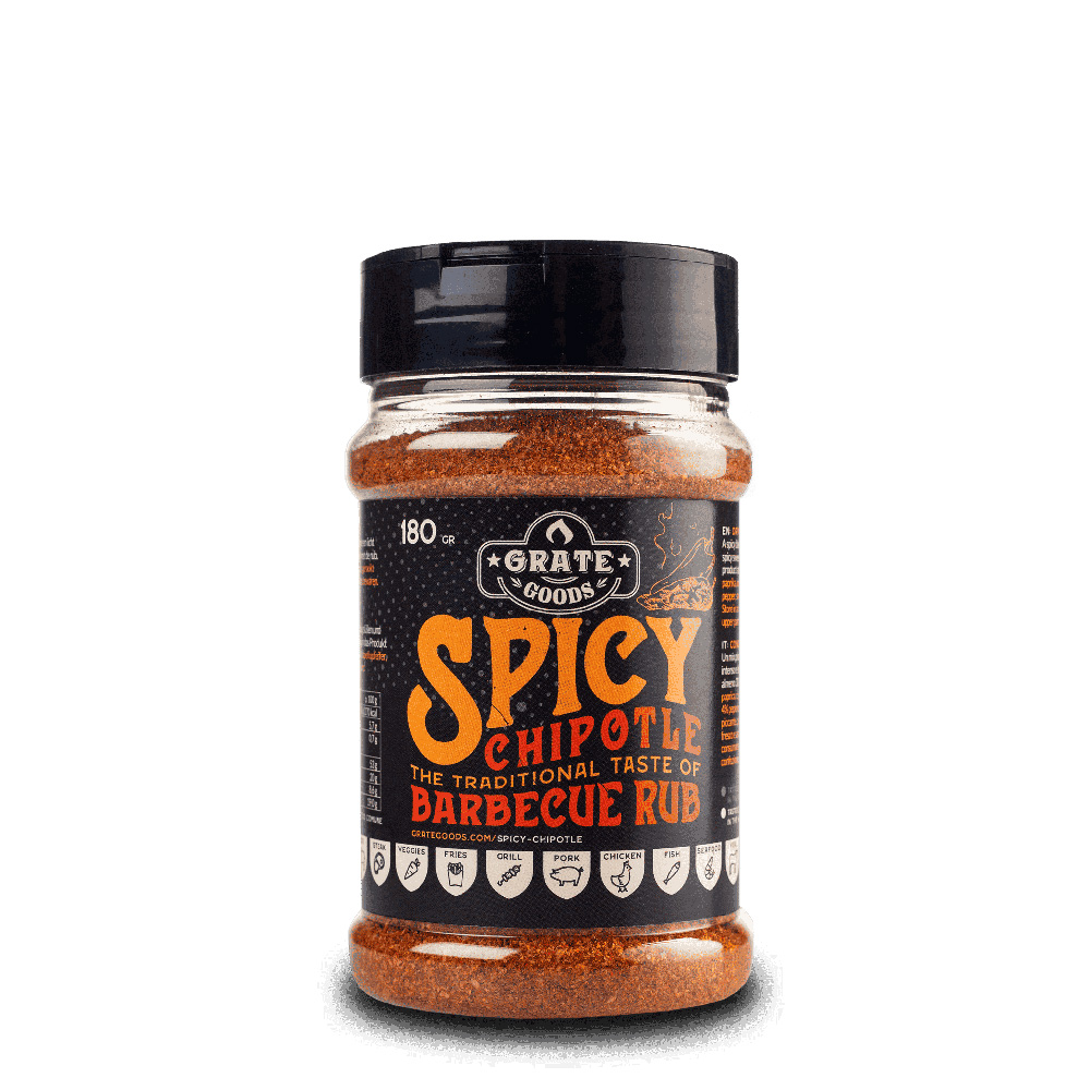 Produits râpés Rub Spicy Chipotle BBQ 180 g