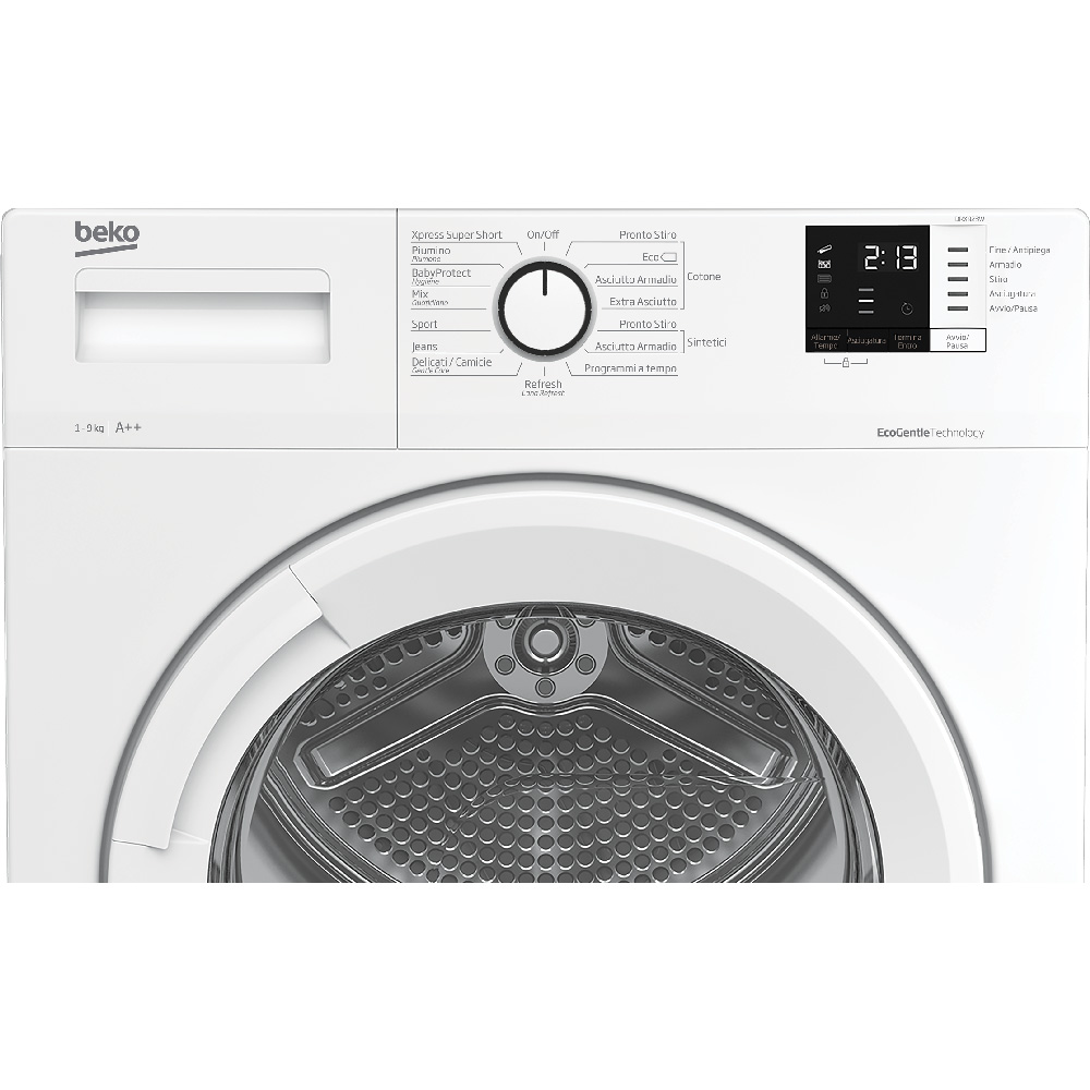 Sèche-linge Beko à affichage numérique A++ DRX923W de 9 kg