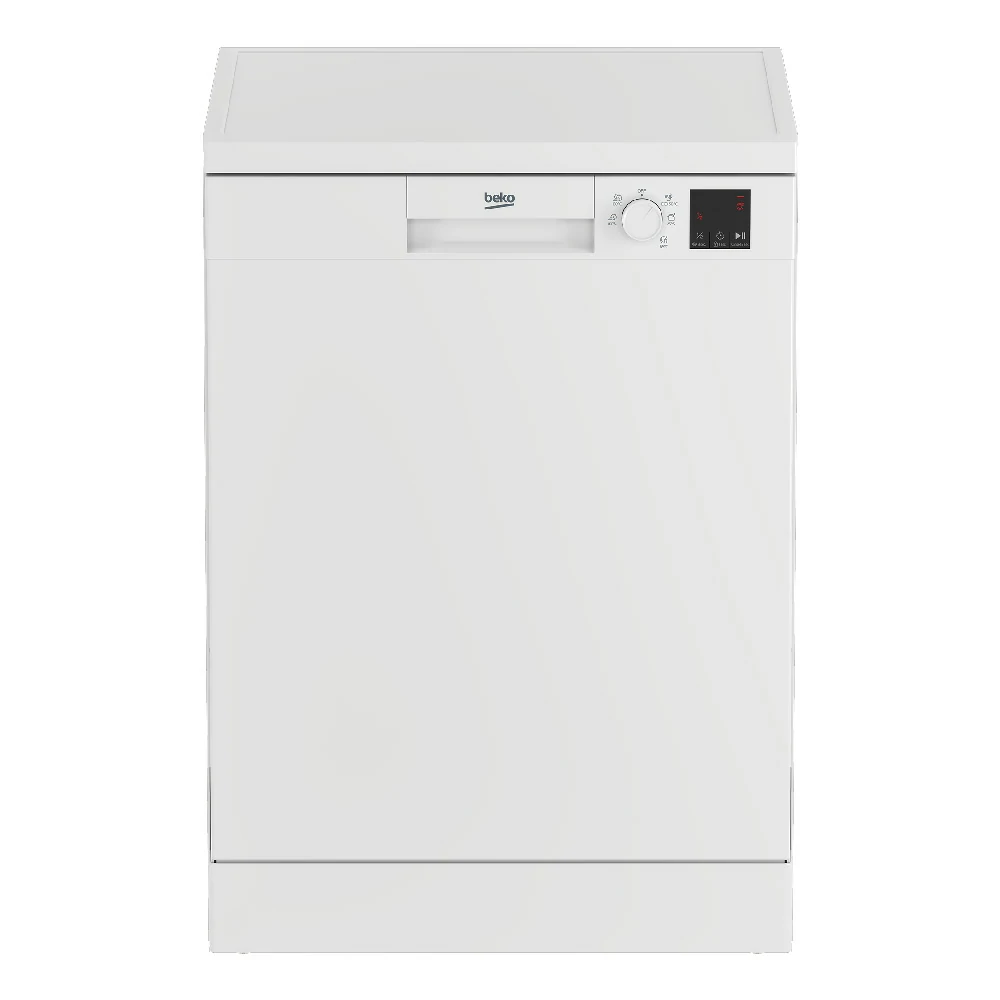 LAVE-VAISSELLE AUTOPORTANT COUVERT Beko 13 AVEC ÉCRAN BLANC DVN05320W