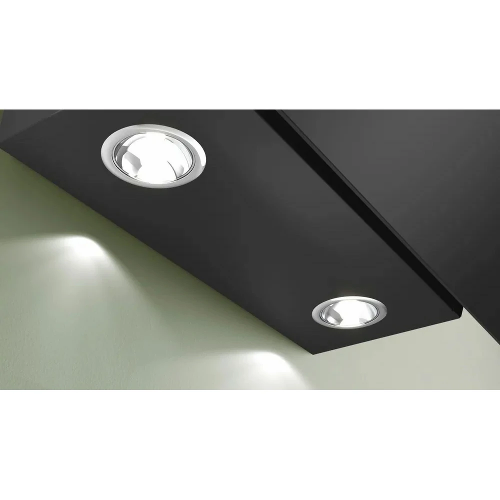 Hotte de cuisine murale Bosch 60cm 220W LUMIÈRE LED NOIRE DWK65DK60