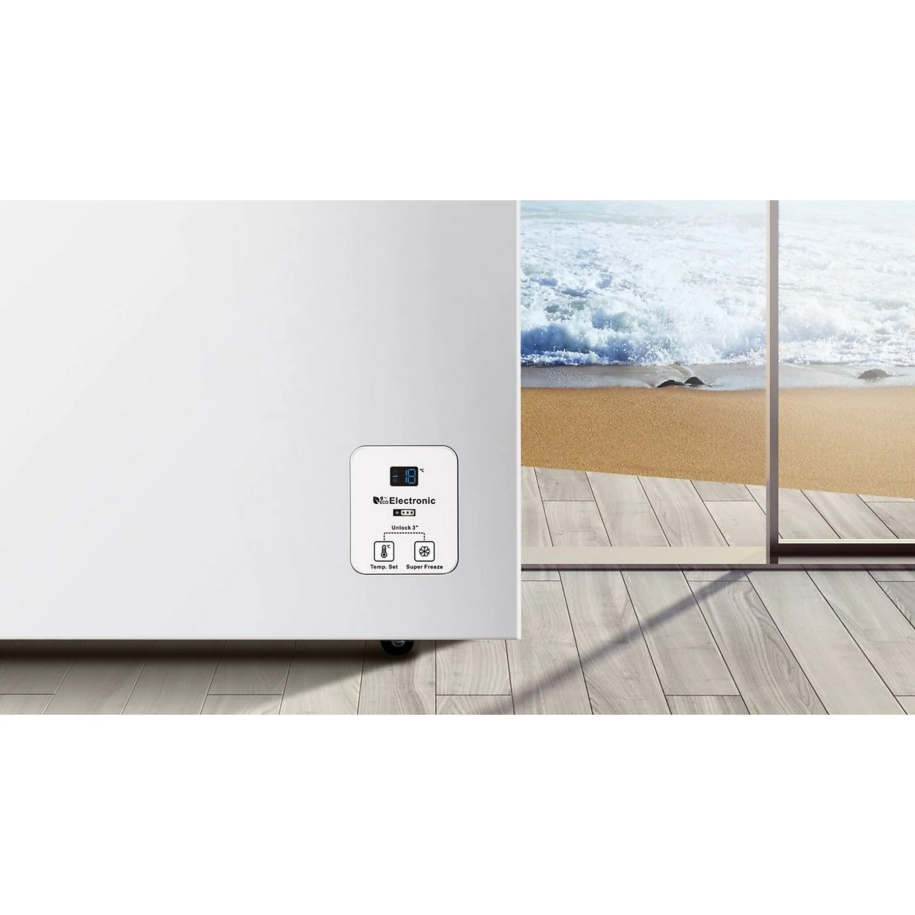 Congélateur coffre Hisense 191 LT AND WHITE FC247D4AWLE