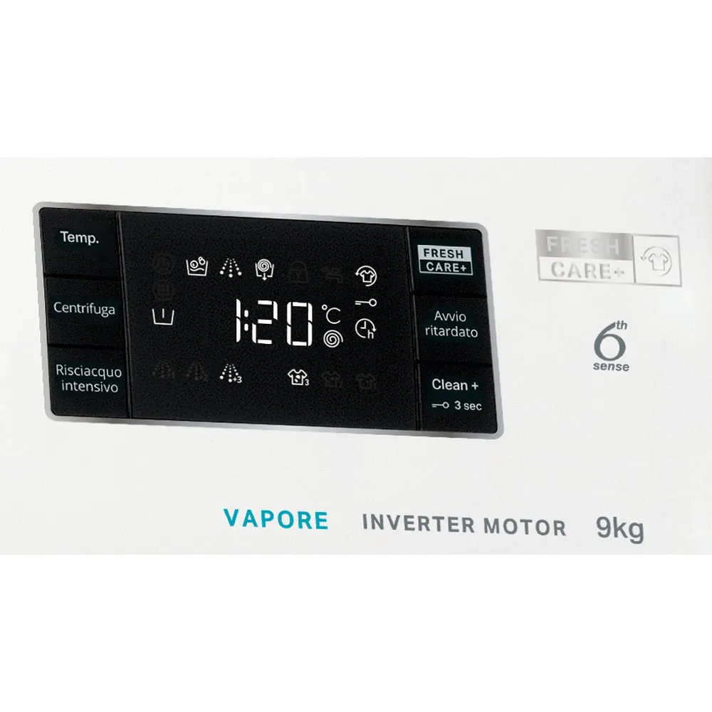 Machine à laver 9 kg Whirlpool FRESHCARE STEAM INVERTER A FFB 9269 SV IT