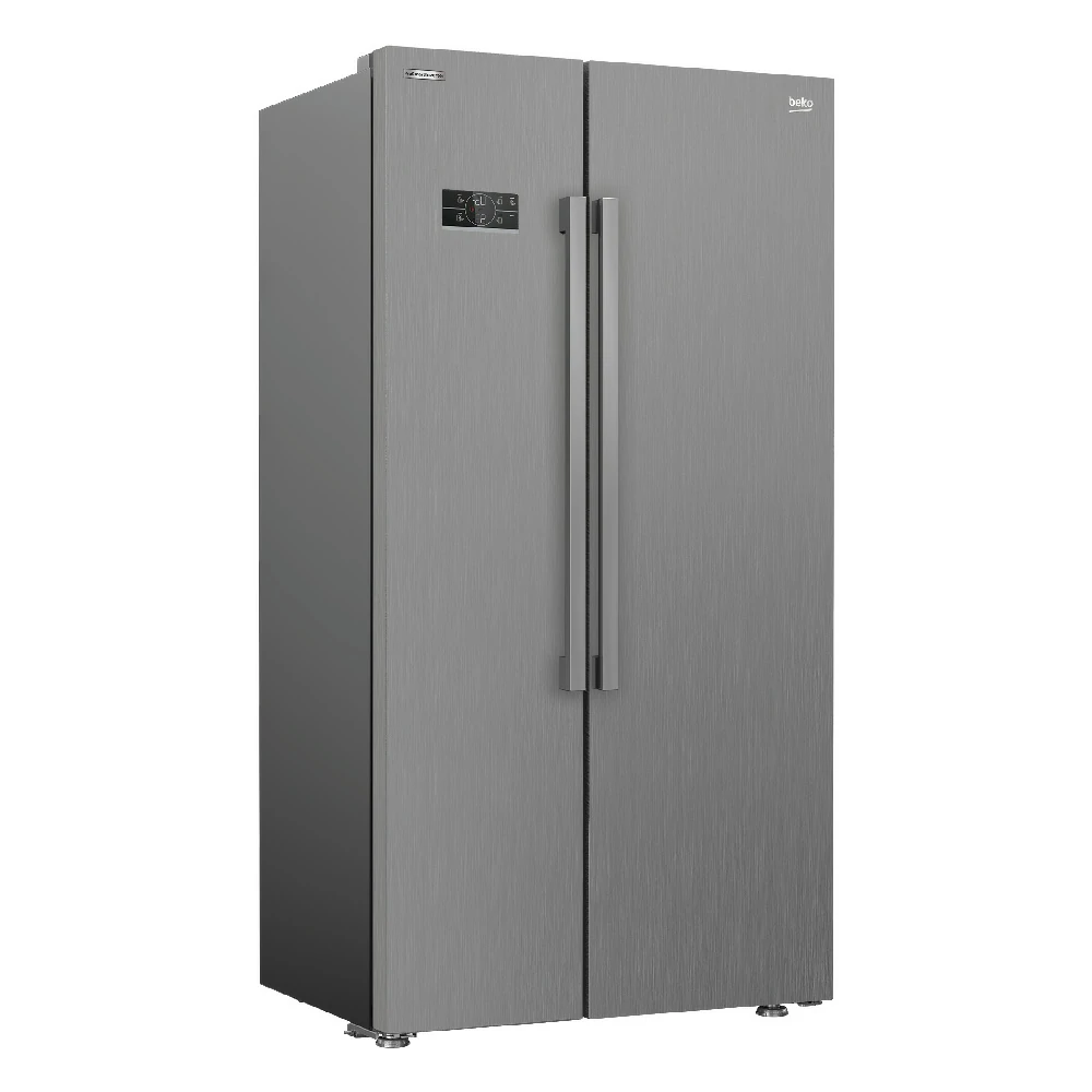 Réfrigérateur Beko 640LT F 91CM en acier inoxydable GN163130PTN No Frost