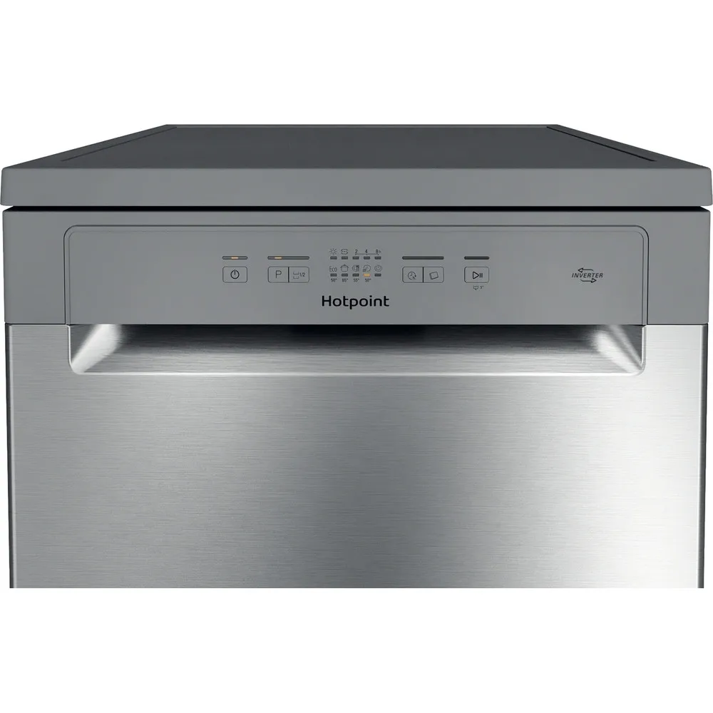 Lave-vaisselle autoportant Hotpoint 14 AVEC COUVERCLE ET INOX H2F HL626X