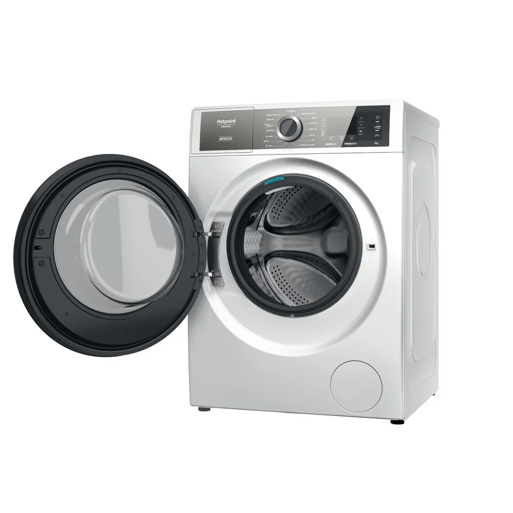 Laveuse à vapeur Hotpoint 9 kg à 1400 tr/min H8 W946WB IT