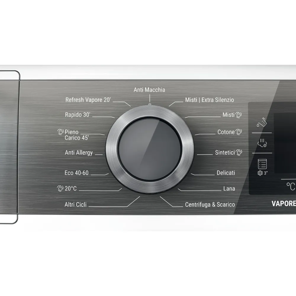Laveuse à vapeur Hotpoint 9 kg à 1400 tr/min H8 W946WB IT