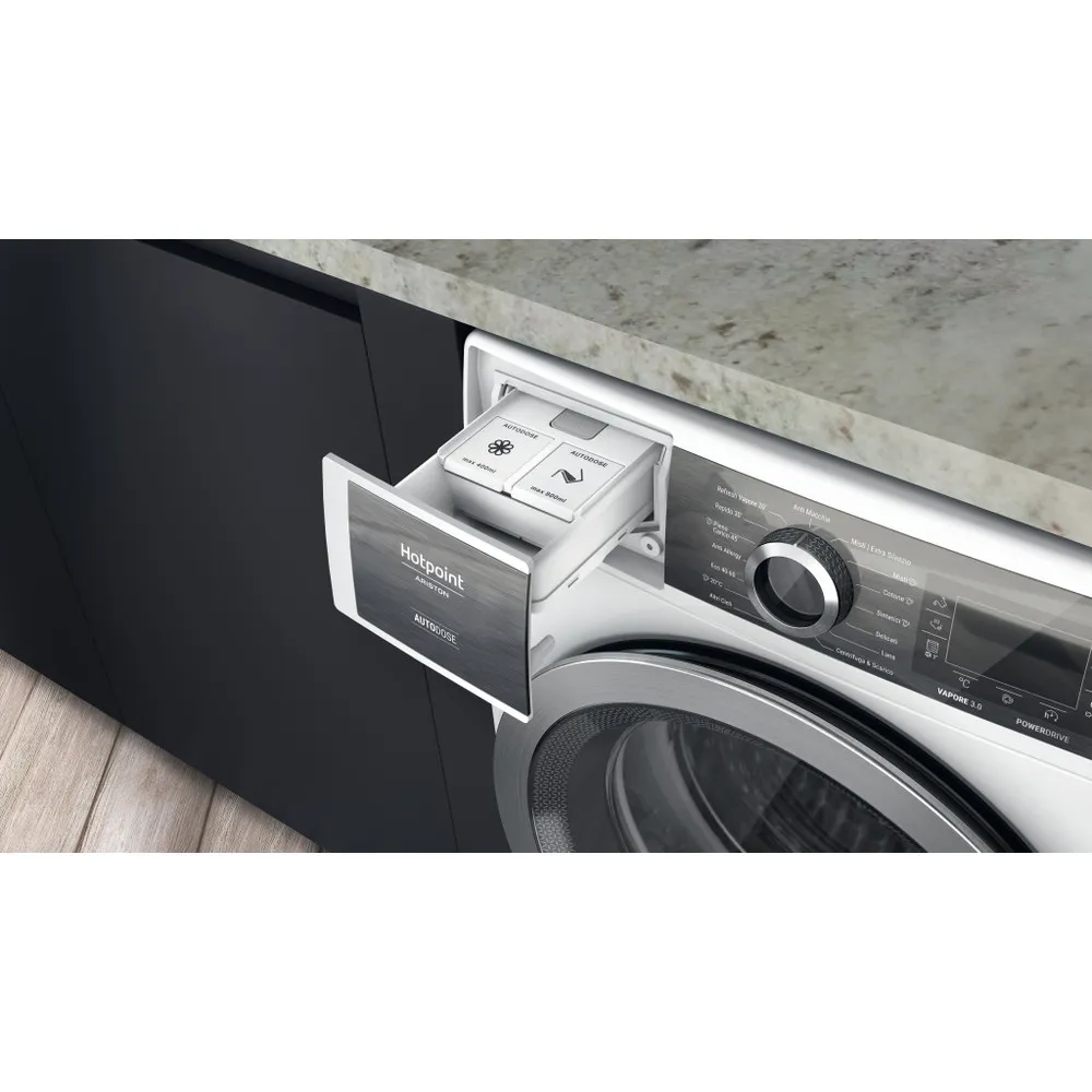 Laveuse à vapeur Hotpoint 9 kg à 1400 tr/min H8 W946WB IT