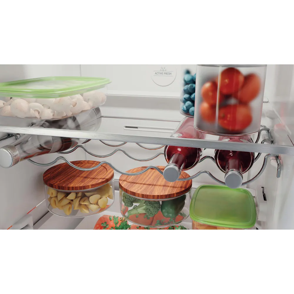 Réfrigérateur combiné Hotpoint 335LT SILVER HAFC8 TO32SX No Frost