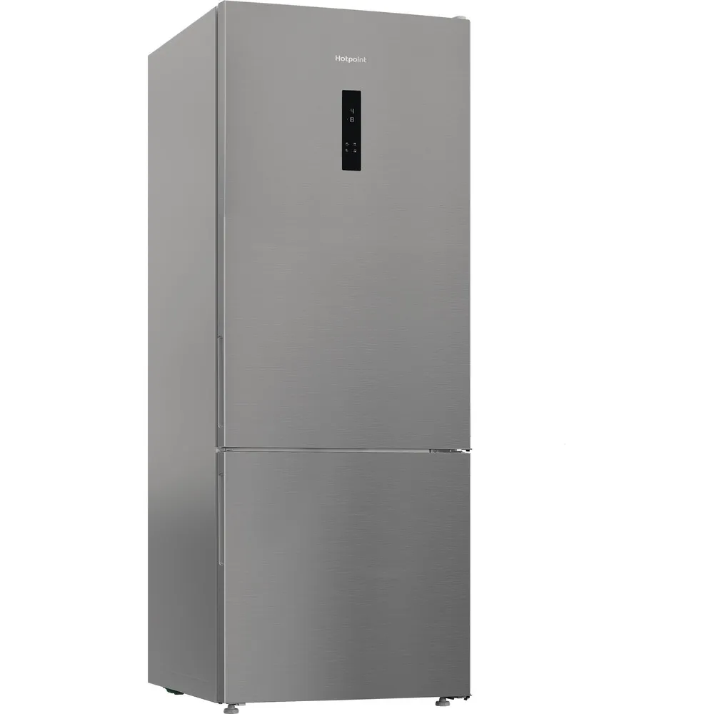 Réfrigérateur combiné Hotpoint No Frost 475 LT 70 cm en acier inoxydable HPAK2 6472 XP4E