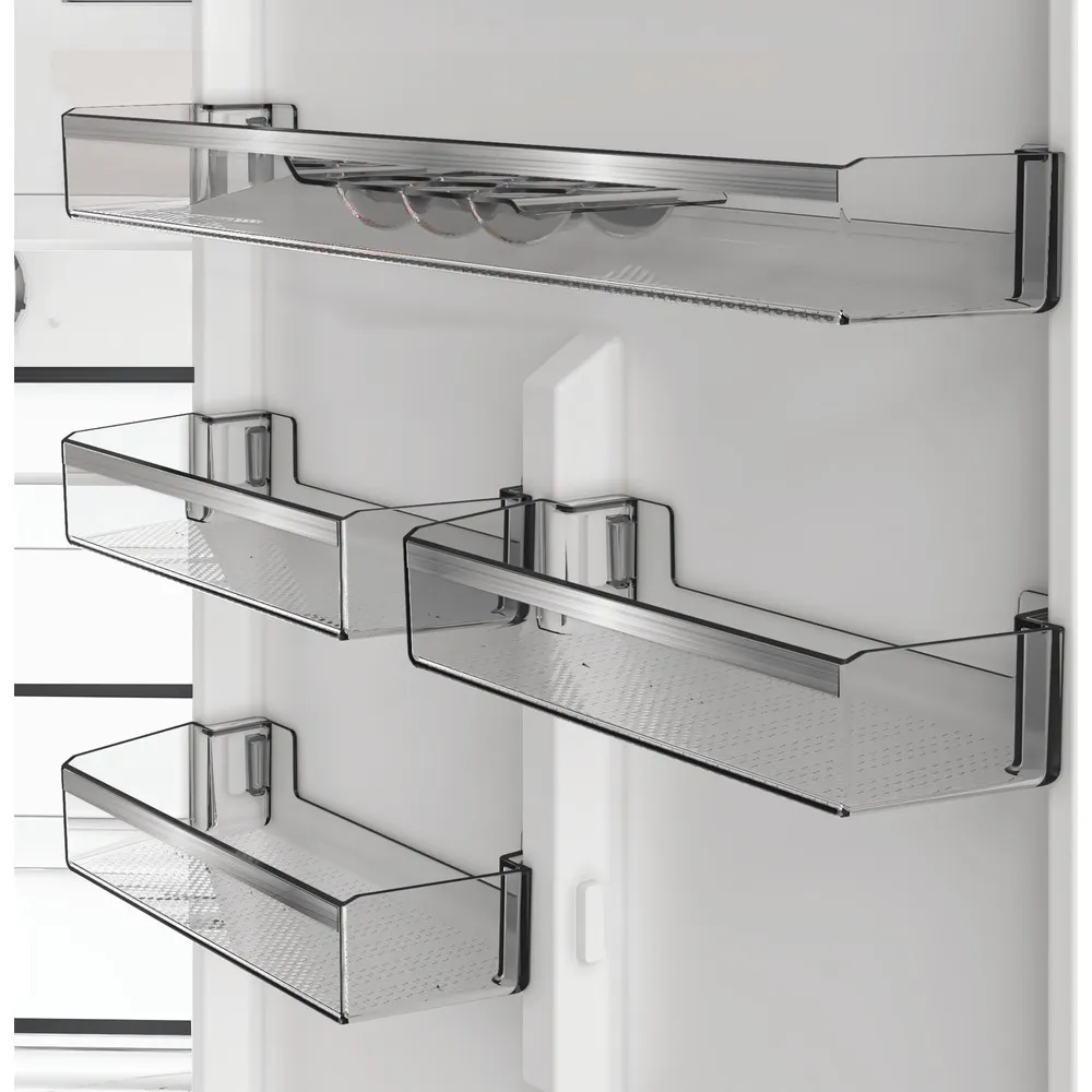 Réfrigérateur combiné Hotpoint No Frost 475 LT 70 cm en acier inoxydable HPAK2 6472 XP4E