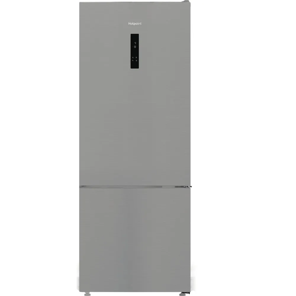 Réfrigérateur combiné Hotpoint No Frost 475 LT 70 cm en acier inoxydable HPAK2 6472 XP4E