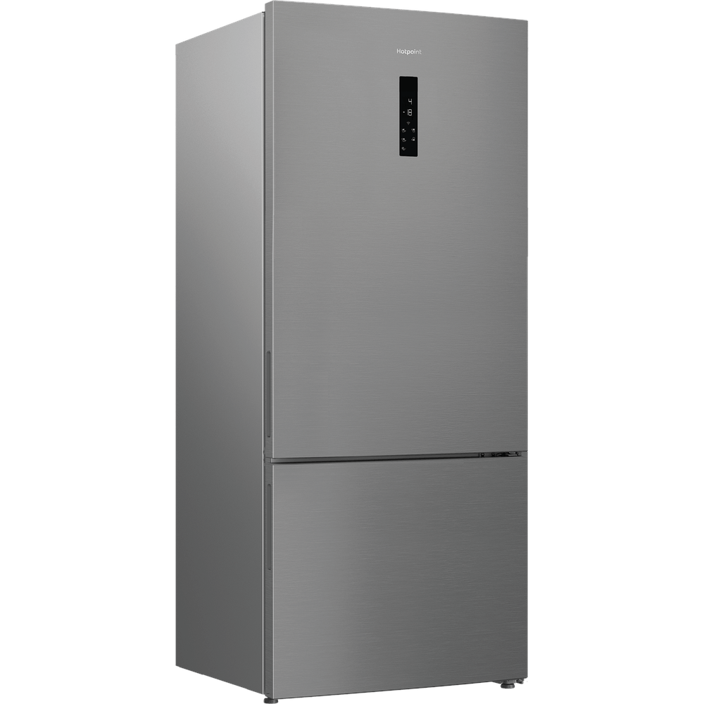 Réfrigérateur combiné Hotpoint No Frost 551 LT 78 cm en acier inoxydable HPAK2 6553 XP5E