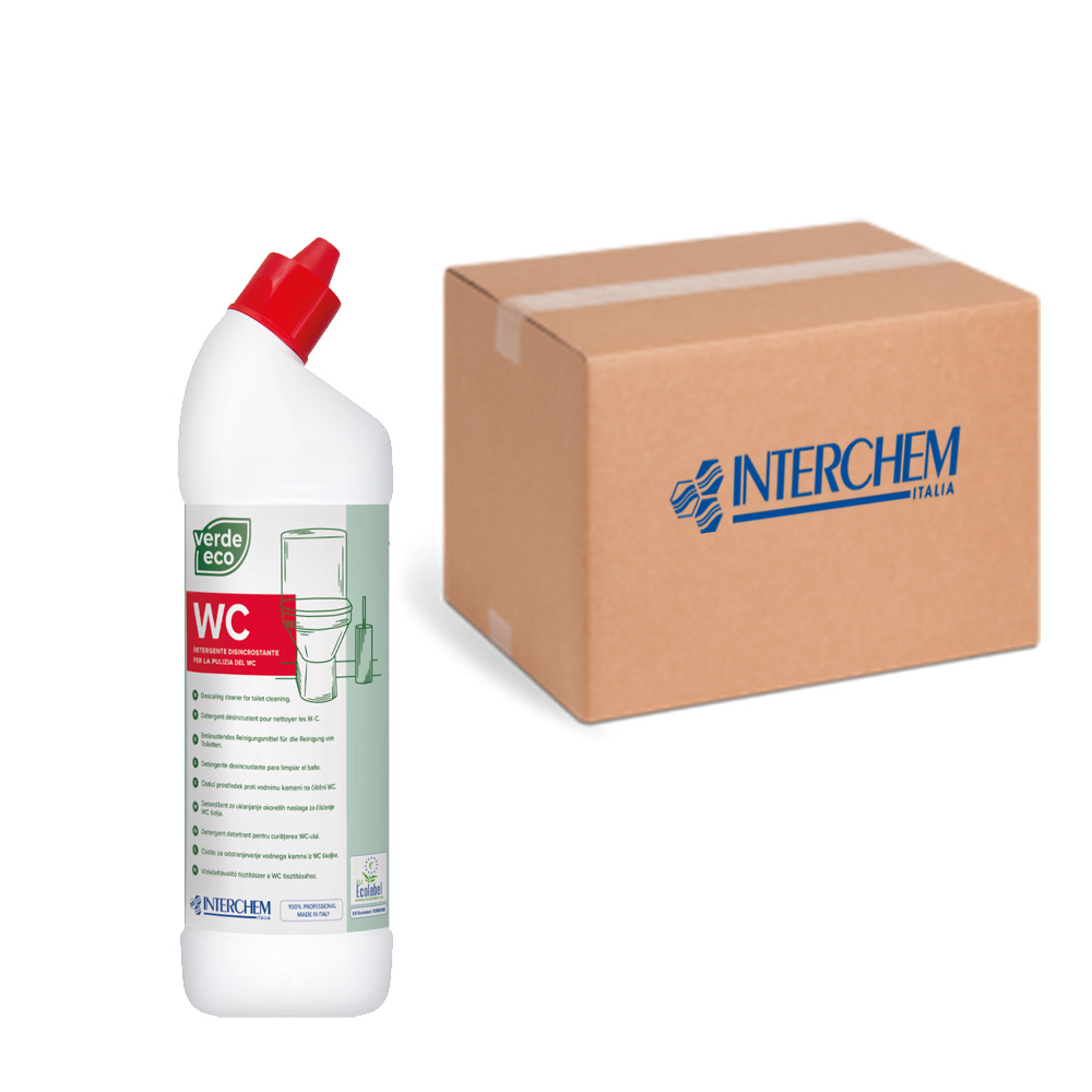 Boîte de 6 détergents détartrants écologiques verts pour toilettes