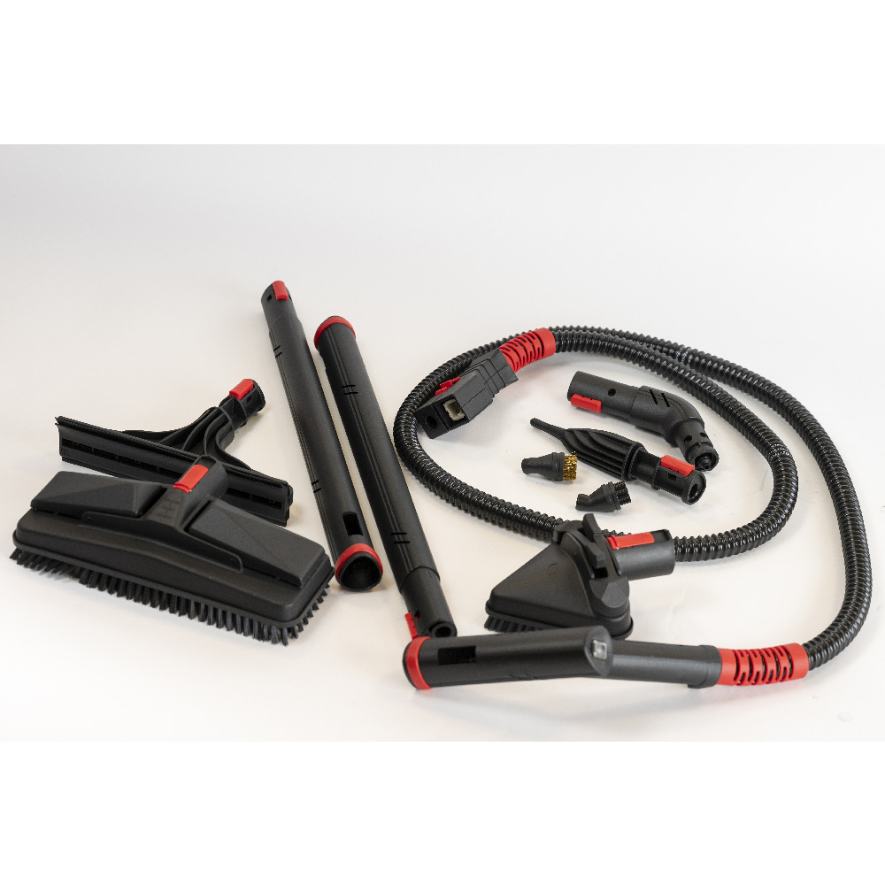 Chaudière avec fer à repasser professionnel et accessoires de nettoyage de 2 litres